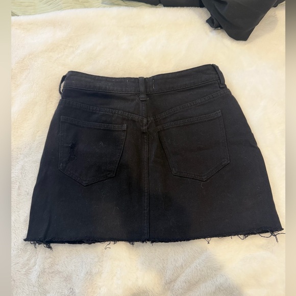 PacSun Black Denim Skirt - Picture 2 of 3